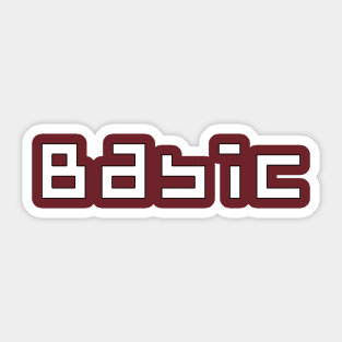 Basic Sticker